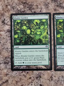 MTG Khalni Garden X3 Commander Modern EDH Plant Token Decks - Image 2