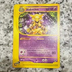 WOTC Pokemon TCG Alakazam H1/H32 Skyridge Holo Holo Rare 100 HP Stage 2 Eng - Image 1
