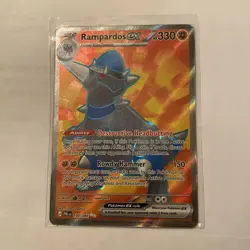 Rampardos Ex 100/084 Full Art Ultra Rare - Pitch Black - Pokemon TCG - NM - Image 1