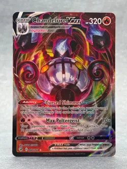 Pokemon - 040/264 Chandelure VMax SWSH08 Fusion Strike Ultra Rare Holo NM TCG - Image 1