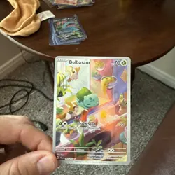 Pokemon TCG Bulbasaur Illustration Card Stellar Crown 143/142 - Image 4