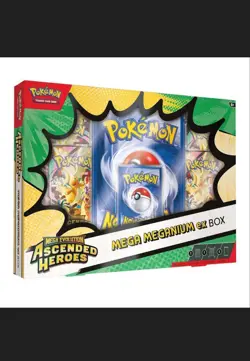 Pokemon Mega Evolution Ascended Heroes Mega Meganium EX Box PRE-SALE - Image 1
