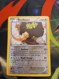 Bouffalant 107/113 Pokemon Uncommon Legendary Treasures Card LP - Image 1