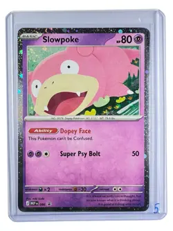 Pokemon Slowpoke (Cosmos Holo) 086 Mega Evolutions Rare Promo Holo NM - Image 1