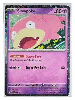 Pokemon Slowpoke (Cosmos Holo) 086 Mega Evolutions Rare Promo Holo NM - Image 2