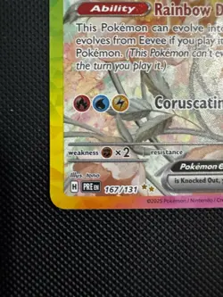 The Pokemon Company Eevee ex 167/131 Prismatic Evolutions SIR Holo Eng 200 HP - Image 5