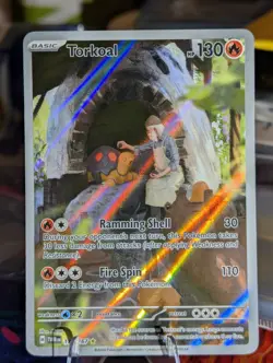 💥Pokemon - Torkoal - 172/167 - Illustration Rare - Twilight Masquerade - NM💥 - Image 1