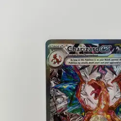 Pokemon Charizard ex SV03: Obsidian Flames 223/197 Rare Full Art Holo EX NM 💎 - Image 2