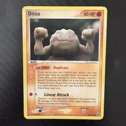 Ditto (Geodude) 62/113 Delta Species Pokemon Card (DMG) - Image 1