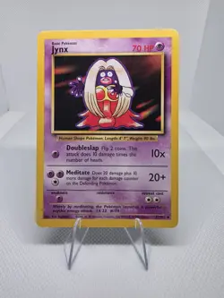 Pokemon TCG Jynx 31/102 Base Set Unlimited Uncommon Regular DMG (crease) - Image 1