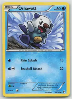 Oshawott 39/149 Common Boundaries Crossed Pokemon Lightly Played - Image 1