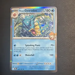 Pokemon TCG Misty's Gyarados 049/182 Sv10: Destined Rivals Holo - Image 1