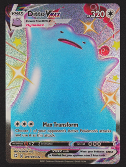 2021 Ditto VMAX SV119/SV122 Shining Fates Shiny Vault Pokemon TCG Trading Card - Image 1