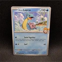 Misty's Lapras 050/132 Gym Heroes 110 HP Regular ENG Pokemon TCG Card - Image 1