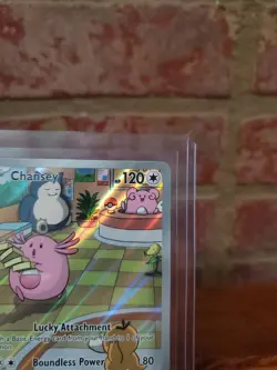 Chansey 187/167 Illustration Rare Twilight Masquerade Pokemon Holo Near Mint - Image 3