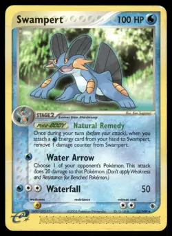 Swampert 23/109 Rare Ruby & Sapphire Pokemon Moderately Played - Image 1