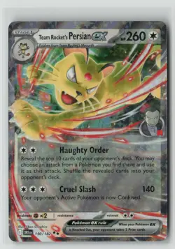 Team Rocket's Persian ex [SV10: Destined Rivals - 150/182] NM EN - Image 1