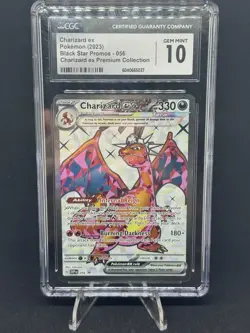 CGC 10 Charizard ex 056 Sv: Scarlet & Violet Promo Cards Holo Eng 2023 330 HP - Image 1