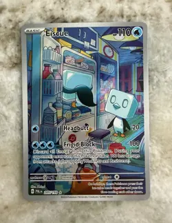 Eiscue 205/193 Illustration Rare Paldea Evolved Pokemon Holo Near Mint - Image 1