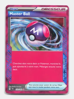 Carte Pokemon Master Ball 153/162 ACE EV5 Forces Temporelles TEF - Image 1