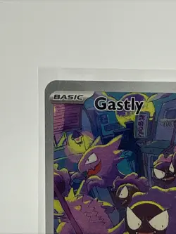 Pokemon TCG SV05 Temporal Forces Gastly 177/162 Full Art Holo IR English 60 HP - Image 3