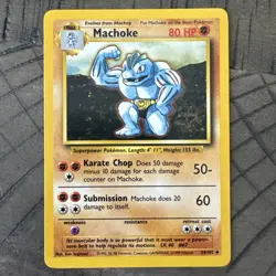 Machoke - Base Set - 1999 Pokemon WOTC - 34/102 - Image 1