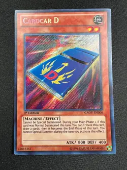 Yu-Gi-Oh! Cardcar D (NM) 1st Edition GAOV-EN006 Galactic Overlord Secret Rare - Image 1