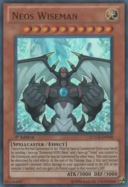 Neos Wiseman - 1st Edition Legendary Collection 2 LP YuGiOh - Image 1