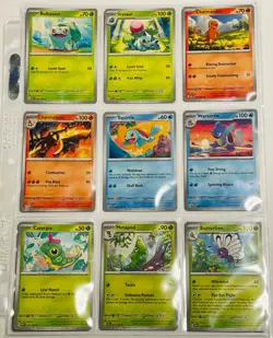 Pokemon 151 MASTER SET Starter ALL Common Uncommon & HOLO RARE 153 Cards POKEMON - Image 2