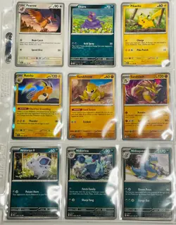 Pokemon 151 MASTER SET Starter ALL Common Uncommon & HOLO RARE 153 Cards POKEMON - Image 4