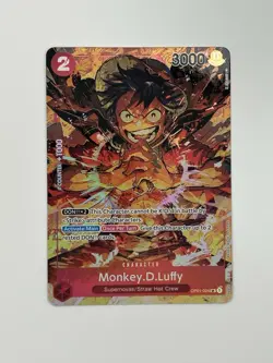 2022 One Piece Monkey .D. Luffy OP01-024 Alt Alternate English Romance Dawn - Image 1