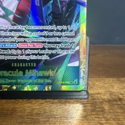 Bandai One Piece Card Game Dracule Mihawk SEC Alt Art Foil OP14-119 - Image 5