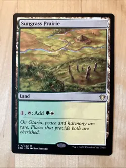 Sungrass Prairie - Commander 2020 - Magic the Gathering MtG NMLP - Image 1