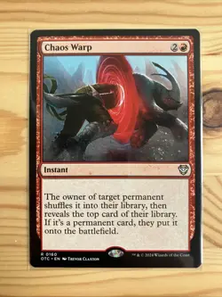 Chaos Warp - OTC Commander Decks - Magic the Gathering MtG - Image 1