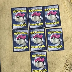 7 Card Fan Art Lot Dittomon Energy Energies See Photo For Cards 1st Edition L10 - Image 2