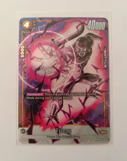 DBS Dragon Ball Fusion World FB01-129 Frieza SR ALT Card - Image 1