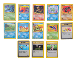 Pokemon FOSSIL Uncommon & Common set/lot 13 card 1999 WoTC Pokemon Unlimited NM - Image 1