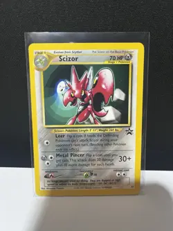 Pokemon Card Scizor League Promo Black Star #33 Wizards Of The Coast 2001 EX - Image 2