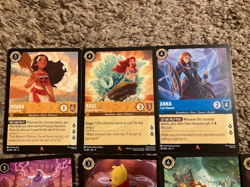 2025 RAVENSBURGER DISNEY LORCANA FABLED 22 CARD ALL RARE LOT!!! ARIEL !!! - Image 2