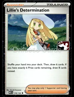 Lillie's Determination (Cosmos Holo) 119/132 Prize Pack Series Cards NM/M - Image 1