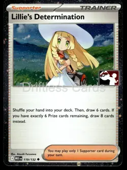 Lillie's Determination (Cosmos Holo) 119/132 Prize Pack Series Cards NM/M - Image 1