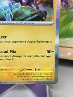 Toxtricity - 072/197 SV03: Obsidian Flames Holo Rare Pokemon Card TCG - Image 5