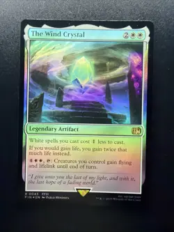 MTG Final Fantasy The Wind Crystal 0043 Foil Rare Legendary Artifact EN - Image 1
