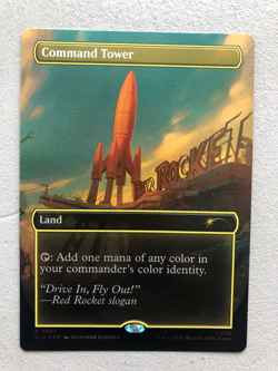 Mtg Carte Magic Secret Lair Fallout Command Tower 7097 FOIL NM - Image 1