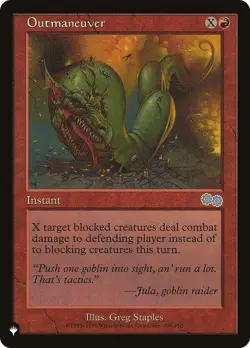 Outmaneuver [The List Reprints - 205/350] NM - Image 1