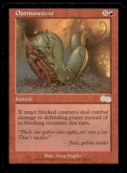 Outmaneuver LP Light Play Urza's Saga MTG [10338] - Image 1