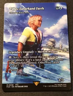 Tidus, Zanarkand Fayth - Thrasios, Triton Hero - FCA - MTG - EN - NM - 0058 - Image 1