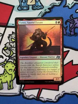 Tyrox, Saurid Tyrant x1 Mtg Foil Aetherdrift - Image 1