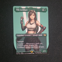 Tifa Lockhart MTG Final Fantasy 0391 Rare Borderless Art - Image 1