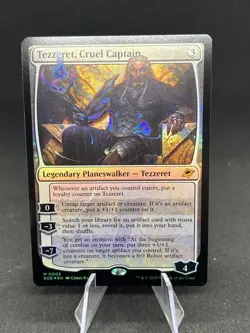 Magic | Edge of Eternities | Tezzeret, Cruel Captain | 2 | NM Foil Never Played - Image 1